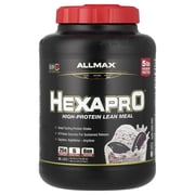 ALLMAX Hexapro , High-Protein Lean Meal, Cookies & Cream, 5 lbs 2.27 kg