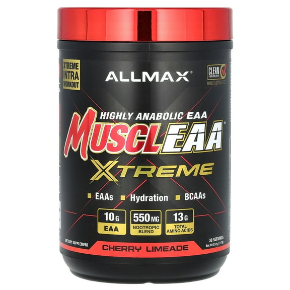 ALLMAX MUSCLEAA Xtreme, Cherry Limeade, 1.17 lbs (532 g)