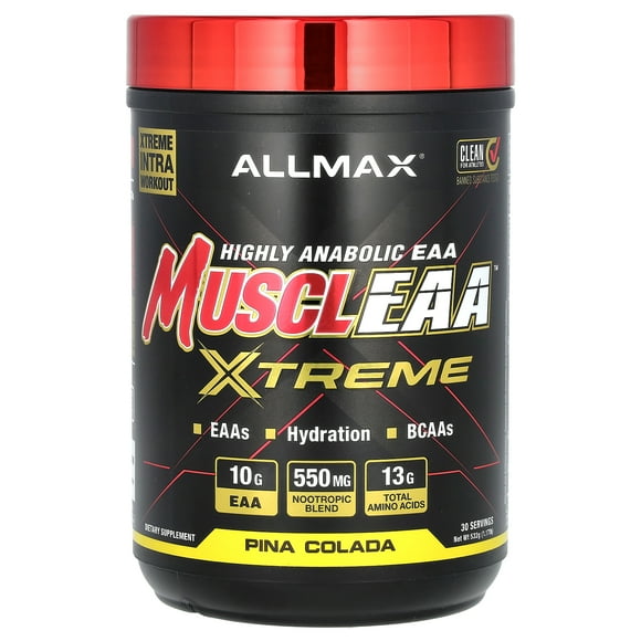 ALLMAX MUSCLEAA Xtreme, Pina Colada, 1.17 lb (532 g)