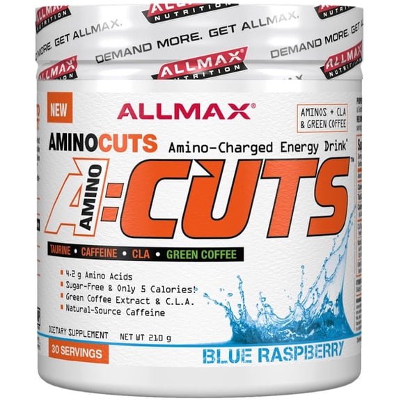 ALLMAX Nutrition AMINOCUTS ACUTS, Amino-Charged Energy Drink Grape Escape