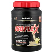 ALLMAX Nutrition Isoflex, Pure Whey Protein Isolate WPI Ion-Charged Particle Filtration, Vanilla, 2 lbs 907 g