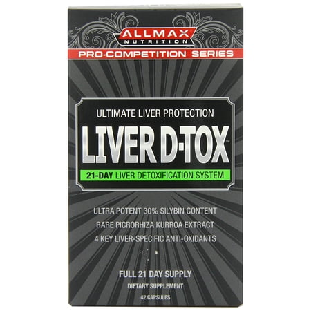 ALLMAX Nutrition Liver D-Tox 42 Capsules