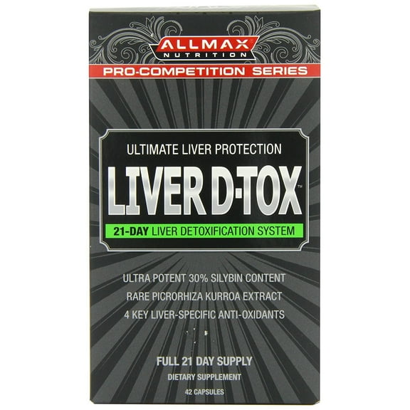 ALLMAX Nutrition Liver D-Tox 42 Capsules
