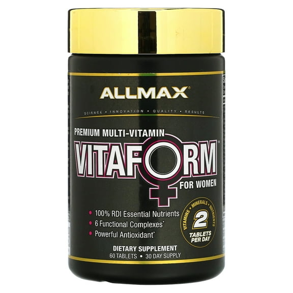 ALLMAX VITAFORM™, Premium Multi-Vitamin For Women, 60 Tablets