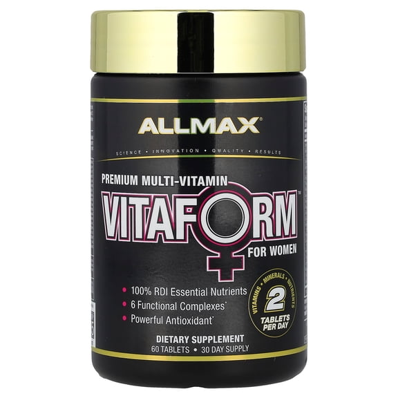 ALLMAX VITAFORM, Premium Multi-Vitamin For Women, 60 Tablets