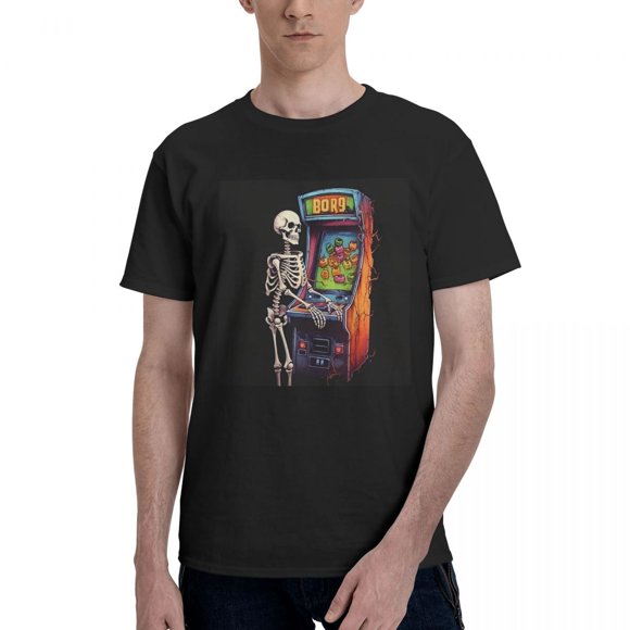 ALLNOB Men's Short Sleeve Standard T-Shirt 150g Black