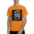 thumbnail image 1 of ALLNOB Men's Short Sleeve Standard T-Shirt 150g Orange, 1 of 8