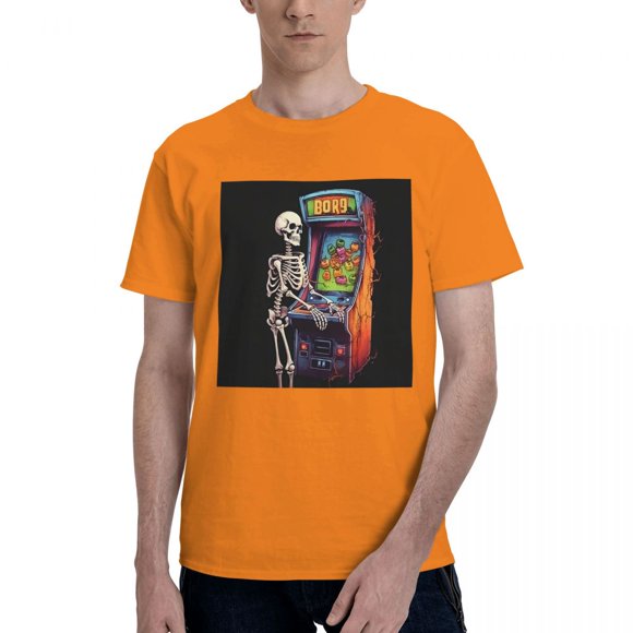 ALLNOB Men's Short Sleeve Standard T-Shirt 150g Orange