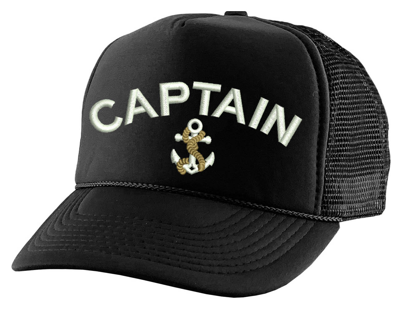 ALLNTRENDS Shalom Embroidered Trucker Hat - Hebrew Peace Cap, Adjustable Snapback