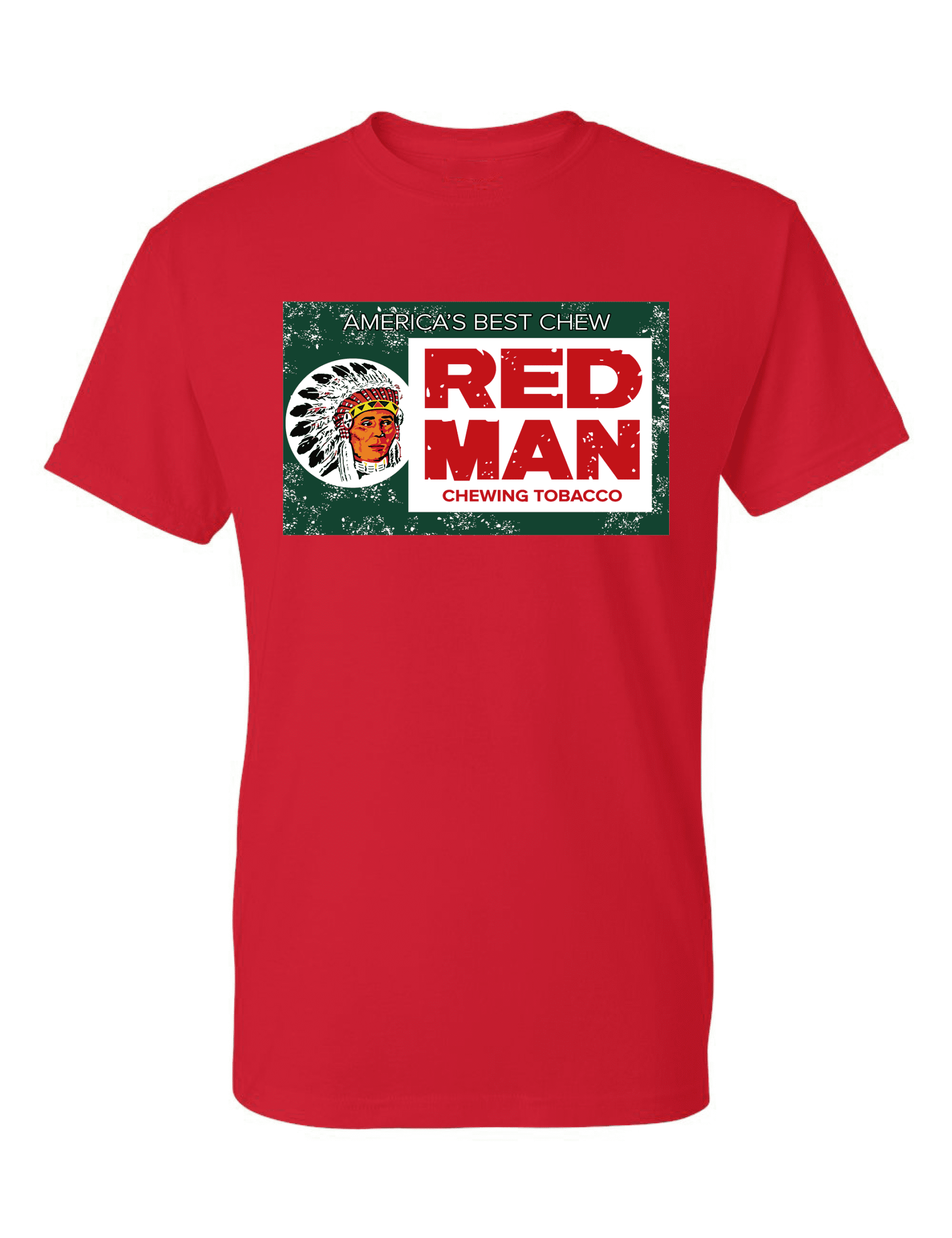 Retro Print Sweatshirt ALLNTRENDS Red Man Chewing Vintage Hoodie 