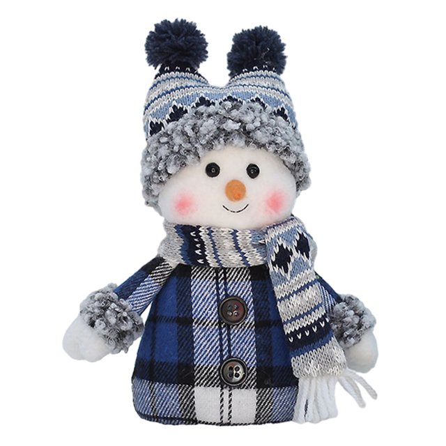 ALLOET Christmas Cute Plush Santa Snowman Doll Decorative Holiday Party