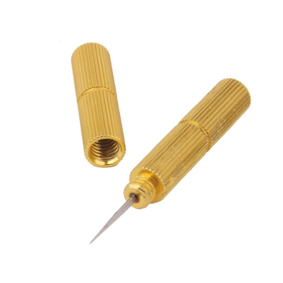 ALLOY SPRAY AIRBRUSH NOZZLE CLEANING REAMER WASHING NOZZLE TOOL GOLD