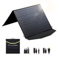 thumbnail image 1 of ALLPOWERS 100W Portable Solar Panel for Power Station, Foldable Solar Generator Charger with Adjustable Kickstand, IP66 Waterproof for Camping, RV, Boat, Home, Off Grid, Power Outage, 1 of 12