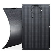 ALLPOWERS 100 Watt Solar Panel, Flexible, Monocrystalline, IP68 Waterproof, Portable Solar Panel Charger for Camping, RV, Motorhomes, Home Backup, Generator, Power Station, PV Charging