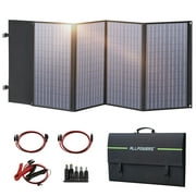 ALLPOWERS 140 Watt Folding Solar Panel Kit, Portable Solar Generator Charger with Adjustable Kickstand, Portable Solar Panel for Camping, RV, Boat, Power Station, Laptop, Home, Power Outage