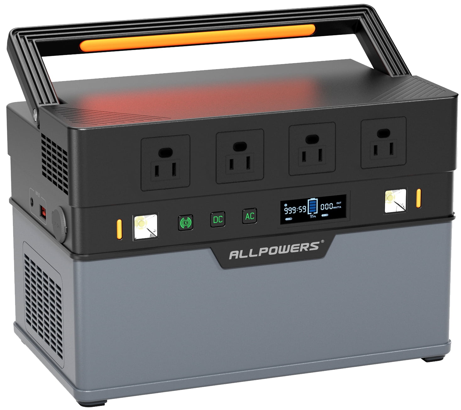 ALLPOWERS 1500W Portable Solar Generator, 1092Wh Capacity, Portable