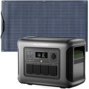 ALLPOWERS 1600W LiFePO4 Solar Generator with 100W Monocrystalline Solar Panel Set, 1056Wh Portable Power Station, Flexible Solar Panel for Outdoor Camping, Home Backup [Shipping Separately]