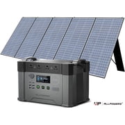 ALLPOWERS S2000PRO 1451Wh 2400W Portable Power Station with 400W Foldable Solar Panel Kit, Fast Solar Charging Generator for RV, Camping, Home Backup, Off-Grid