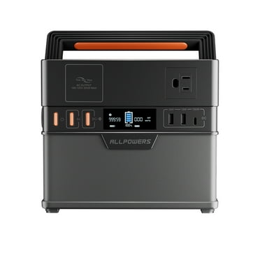 ALLPOWERS 300W Portable Power Station, 288Wh Capacity, Wireless Charging Solar Generator with 2 AC Outlet, 4 USB Port, Solar & DC Input, Backup Battery Charger for Camping, Travel, CAPA, Power Outage
