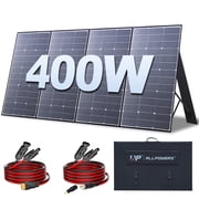 ALLPOWERS 400W 30.5V 13.11A Foldable Solar Panel Kit, Portable Solar Generator Charger with MC-4 Output, IP67 Waterproof for Outdoor Camping, RV, Power Station, Home Use