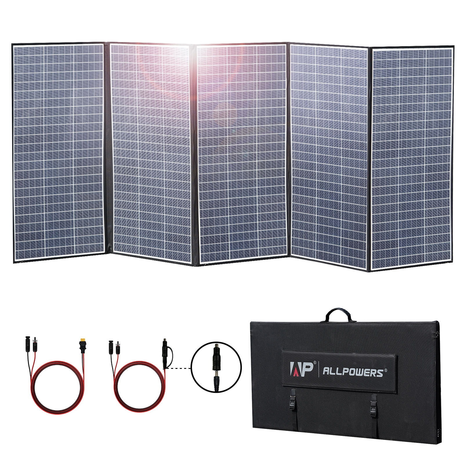 ALLPOWERS 400W Portable Solar Panel for Power Station, Folding Solar