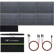 ALLPOWERS 600W Portable Solar Panel, Monocrystalline, Foldable, IP67 Waterproof, Portable Solar Generator Charger for Camping, RV, Power Station, Generator, Home Backup, Power Outage