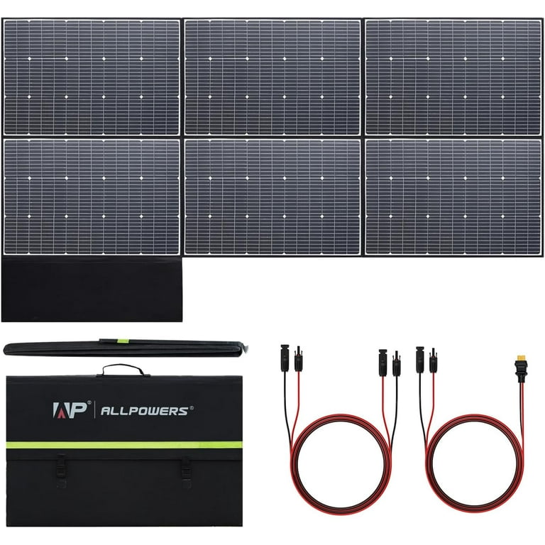 ALLPOWERS 600W Solar Panel, Portable & Foldable, Waterproof, for ALLPOWERS 600W Solar Panel, Portable & Foldable, Waterproof, for
