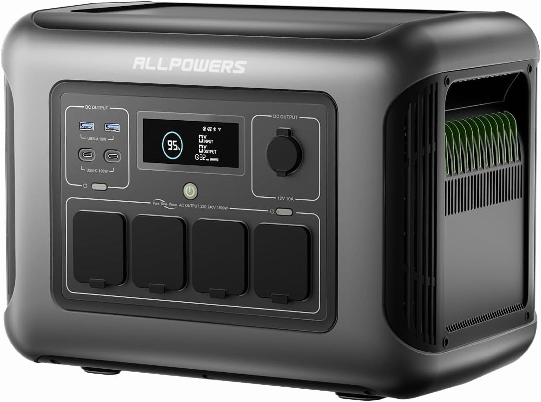 ALLPOWERS R1500 Lite – コンパクトでパワフル！ ALLPOWERS R1500 LITE Portable Power Station, 1600W AC Output