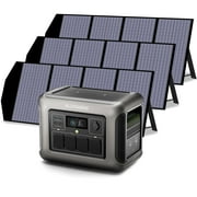 ALLPOWERS R1500 LITE+3*SP029 Solar Generator Set, 1600W 1056Wh LiFePO4 Portable Power Station with 3pcs 140W Folding Solar Panel, Solar Charger Battery for Camping, Home Backup [Shipping Separately]