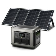 ALLPOWERS R1500+SP035 Solar Generator Set, 1800W 1152Wh LiFePO4 Portable Power Station with 200W Monocrystalline Solar Panel, Solar Charger Battery for Camping, Home Backup [Shipping Separately]