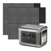 ALLPOWERS R2500 Portable Solar Generator Kit, 2 Pack 600W Monocrystalline Foldable Solar Panel with 2500Watt 2016Wh LiFePO4 Power Station, for Camping, Home Backup, RV, [Shipping Separately]