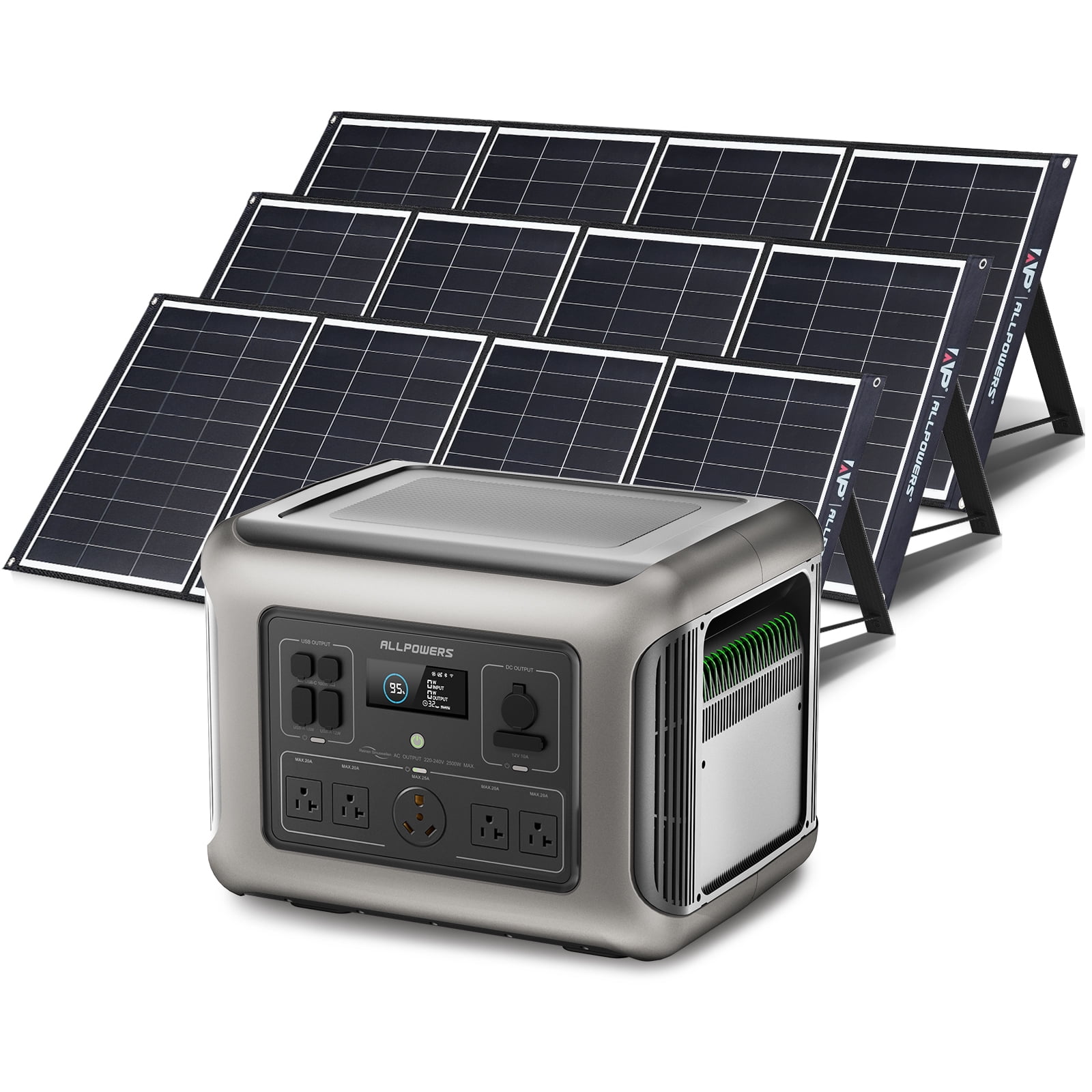 Estación De Energia Portatil Allpowers Ac 200w 41600mah Cargador De Batería  Externa + Panel Solar 60w con Ofertas en Carrefour