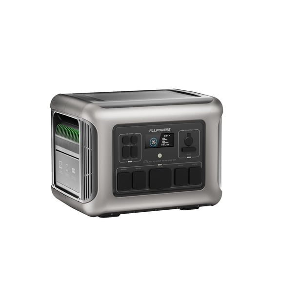 ALLPOWERS R2500 V2 1920Wh LiFePO4 Portable Power Station 2500W Solar Generator with UPS 100W PD USB-C
