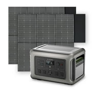 ALLPOWERS R3500 LiFePO4 Solar Generator Kit, include 3200W 3168Wh Portable Power Station with 2 Pack SP039 600W Monocrystalline Folding Solar Panels, [Shipping Separately]