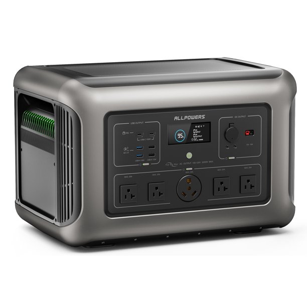 ALLPOWERS R3500 Solar Generator, 3168Wh LiFePO4 Portable Power 