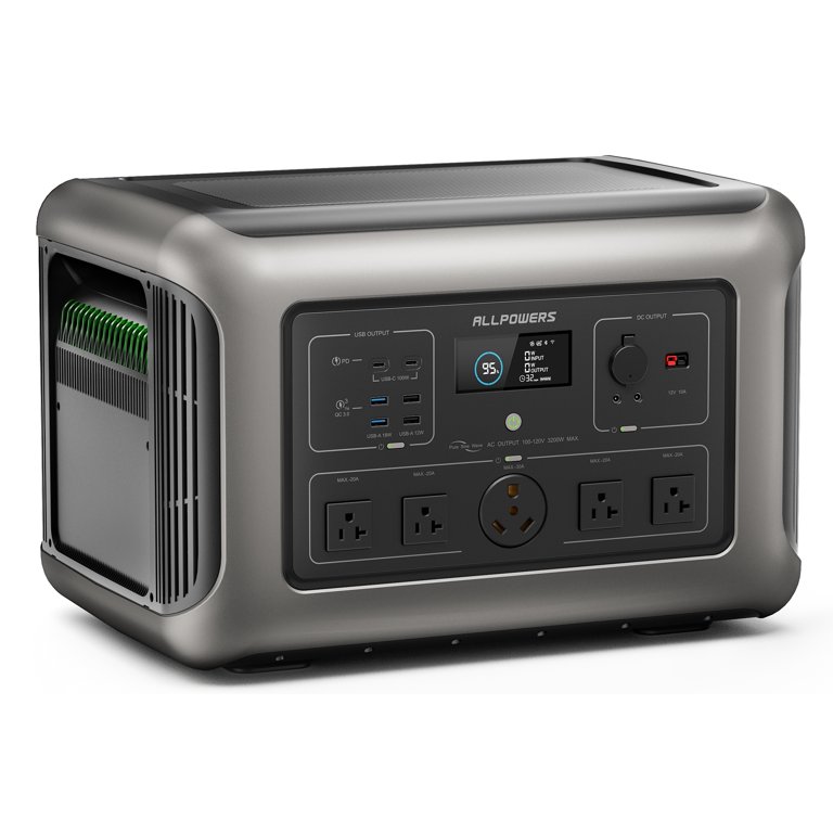 ALLPOWERS R3500 Solar Generator, 3168Wh Power Station, 3200W AC 