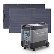 ALLPOWERS R4000 Portable Solar Generator Kit, 2 Pack 200W Foldable Solar Panel with 3456Wh 4000W LiFePO4 Portable Power Station, for Camping, Home Backup, RV, Emergency, [Shipping Separately]