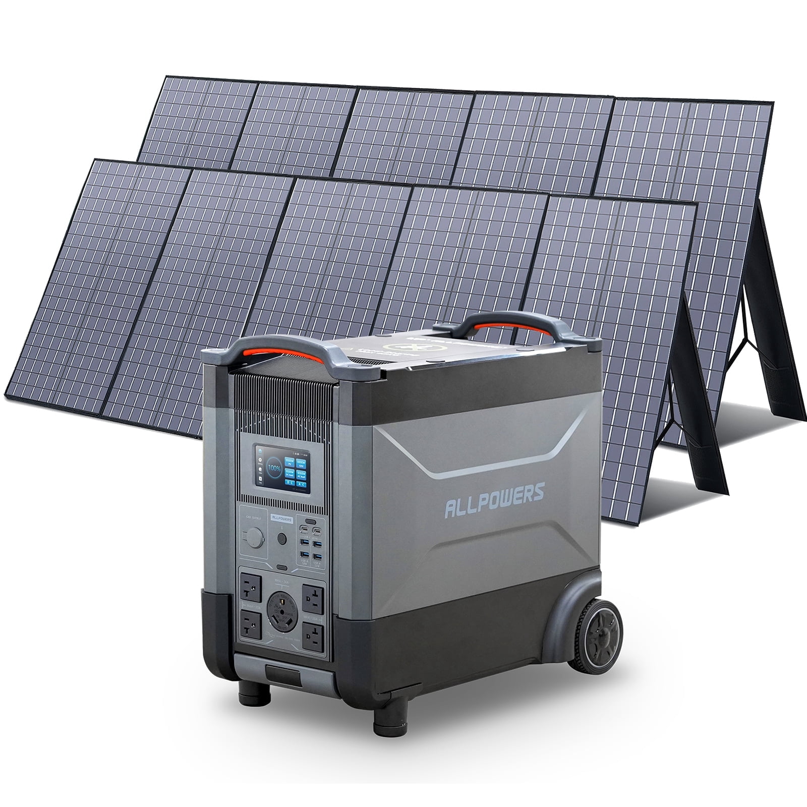 Something For R4000 ALLPOWERS R4000 Solar Generator Kit, 2 Pack 400W Panel, 3600Wh Power ...