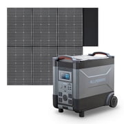 ALLPOWERS R4000 Portable Solar Generator Kit, 600W Monocrystalline Foldable Solar Panel with 3456Wh LiFePO4 Portable Power Station for Outdoor Camping, Home Backup, RV, [Shipping Separately]