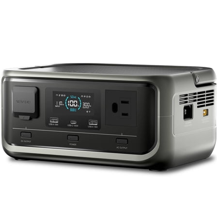 ALLPOWERS VOLIX P300 256Wh Portable Power Station, 300W AC Output, 100W USB-C, LiFePO4 Battery Solar Generator for Camping, RV, Travel, Home Backup & Emergency Use