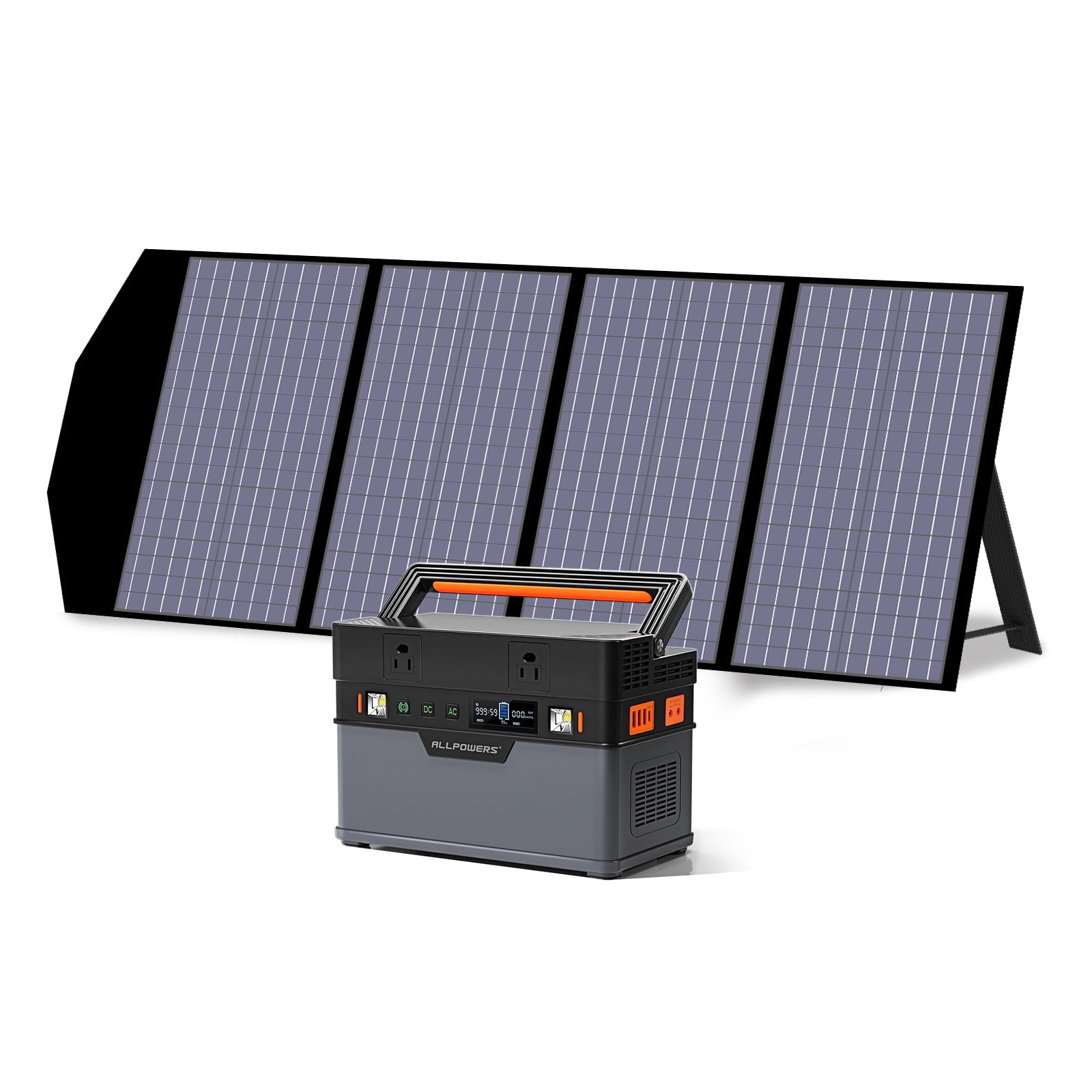 ALLPOWERS S700 Portable Solar Generator Kit, 700W 606Wh Power Station