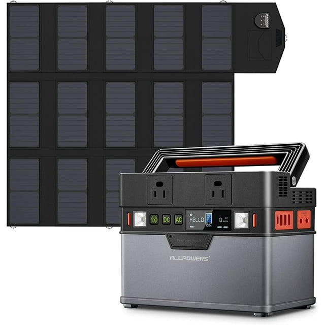 ALLPOWERS S700 Solar Generator Kit, 700W 606Wh Portable Power Station