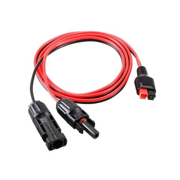 ALLPOWERS Solar Extension Cable with Solar Female and Male Connector to Anderson Power Pole Port 1.5M 16AWG Solar Panels Kit Tools Connector for Solar Panel to Portable Generator