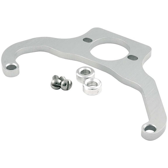Allstar ALL54286 Fuel Pressure Regulator Bracket - Single Regulator - Natural Aluminum
