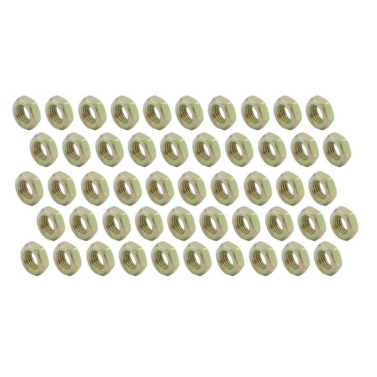 100 Dadi Autobloccanti In Acciaio Inox 18-8 1/4-28, Esagonali Con Nylon &ndash; Fastenere