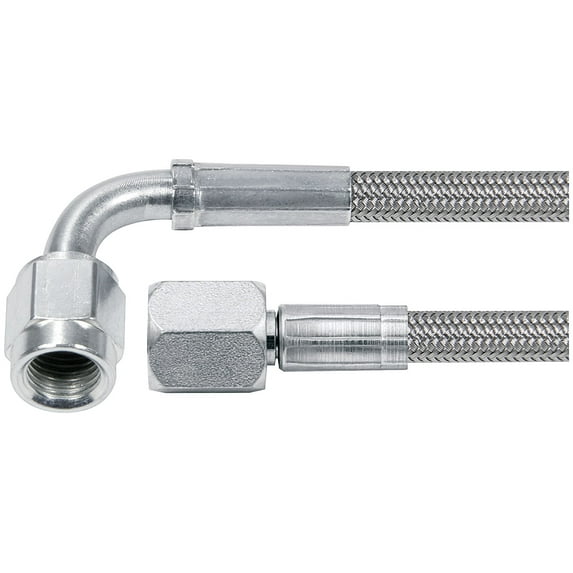 ALLSTAR PERFORMANCE 15in #4 Line -4 Str/-4 90 Deg Tube Style 5pk P/N - ALL46404-15-5