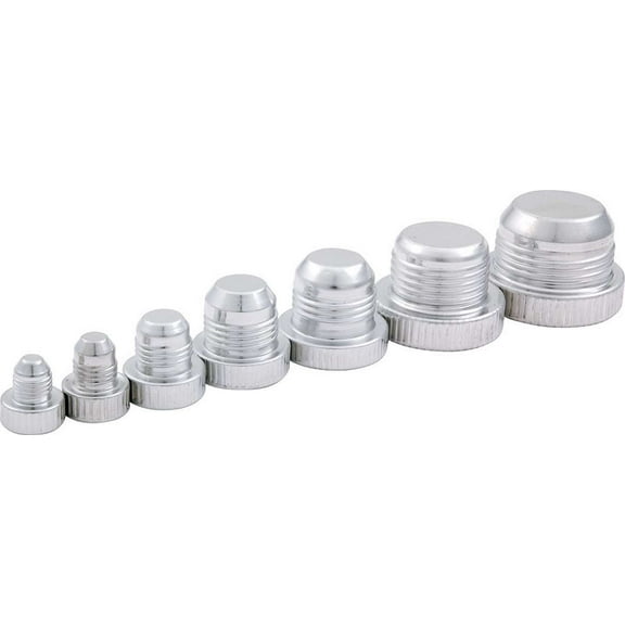 ALLSTAR PERFORMANCE ALL50830 Cap and Plug Fittings Aluminum Plug Kit