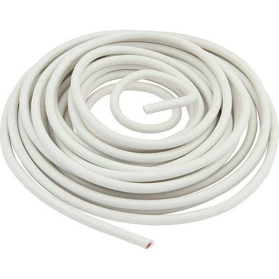 Allstar Performance 10 AWG White Primary Wire 10ft