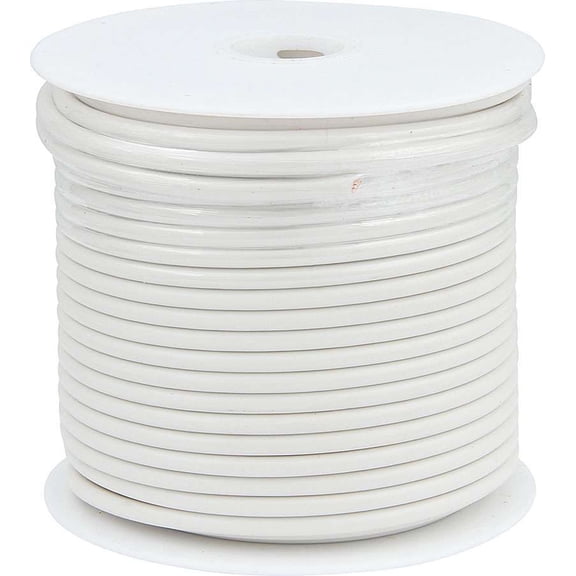 10 AWG White Primary Wire 75ft