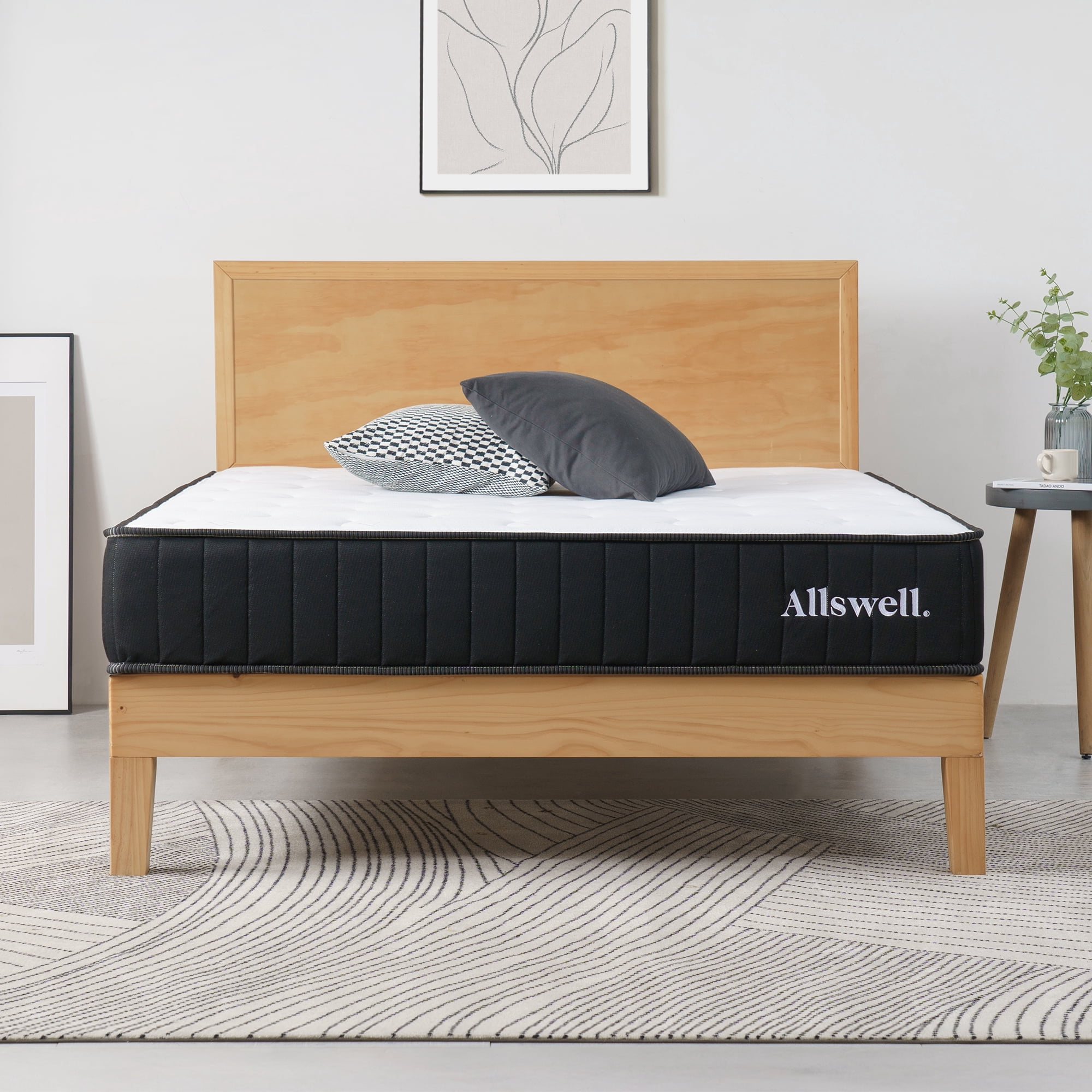 Allswell King 10" Hybrid Mattress in a Box,Gel-Infused Cooling Foam, Pressure Relief, Cool-to-Touch Cover